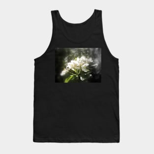 apple blossoms #3, focal black and white Tank Top